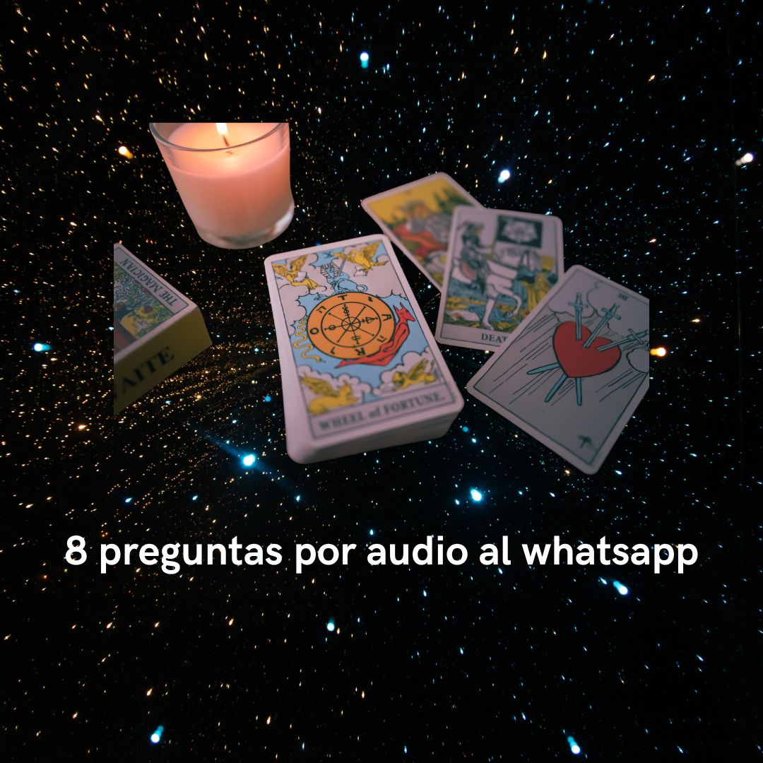 Lectura de tarot 8 preguntas por audio